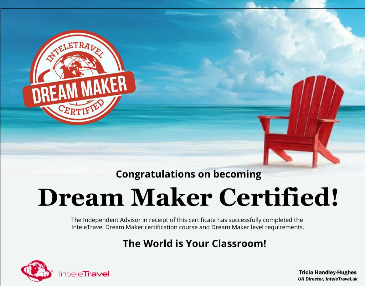 InteleTravel Certificate